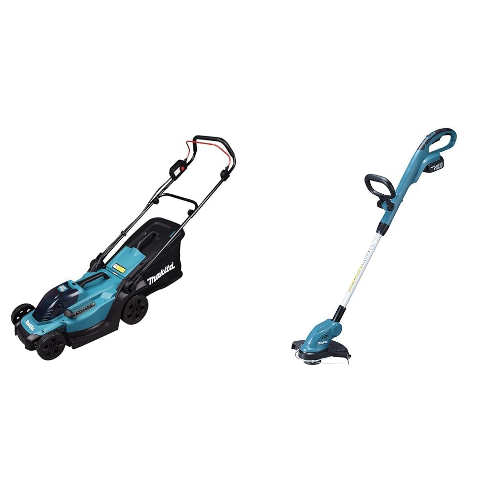 Makita DLM330RM Akku-Rasenmäher 18V / 4,0 Ah, 1 Akku + Ladegerät, Petrol