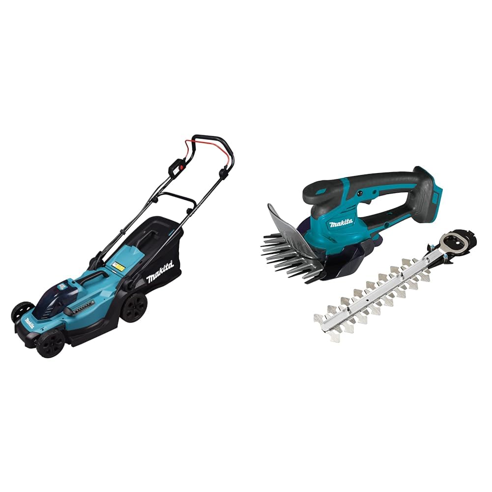 Makita DLM330RM Akku-Rasenmäher 18V / 4,0 Ah, 1 Akku + Ladegerät, Petrol