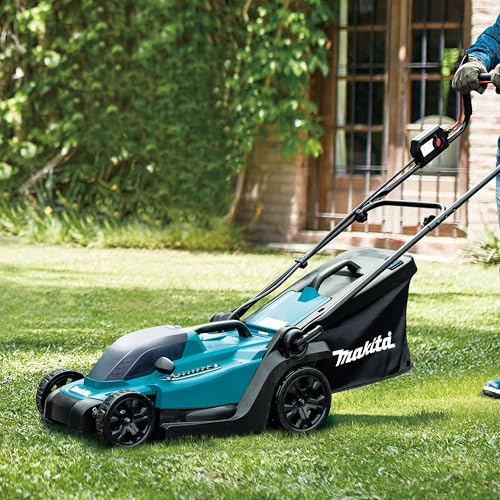 Makita DLM330RM Akku-Rasenmäher 18V / 4,0 Ah, 1 Akku + Ladegerät, Petrol