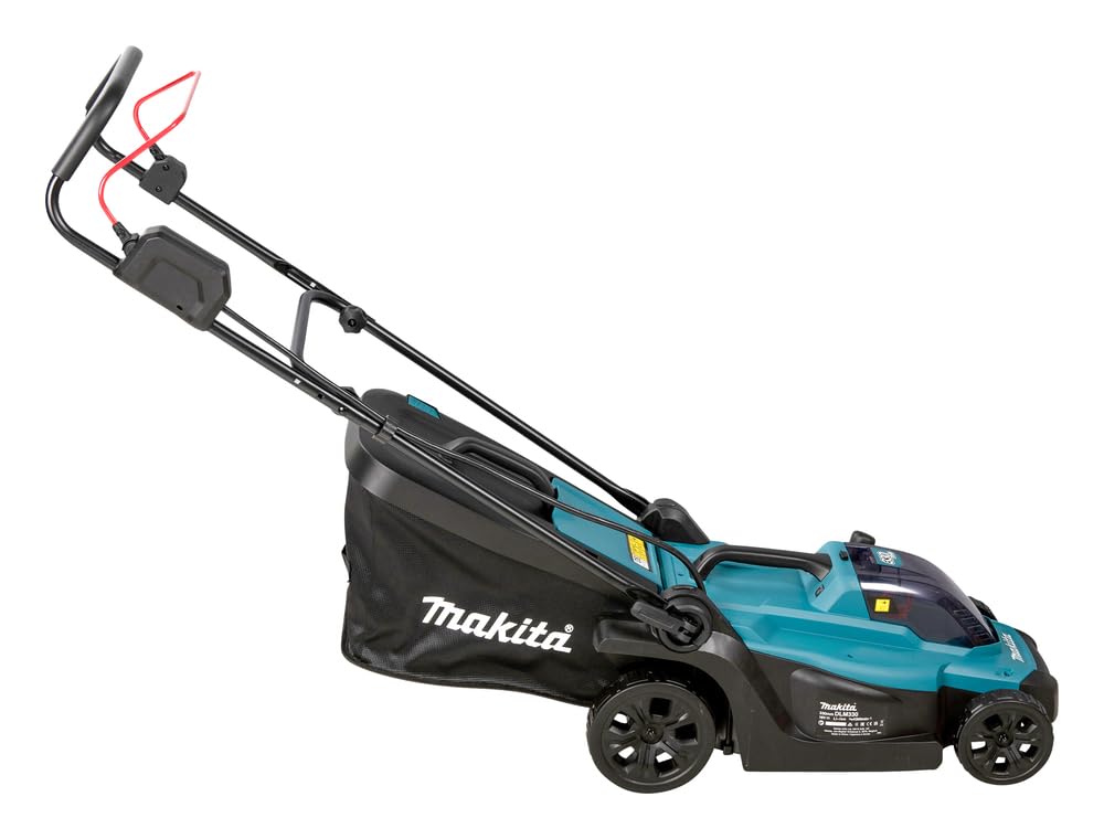 Makita DLM330RM Akku-Rasenmäher 18V / 4,0 Ah, 1 Akku + Ladegerät, Petrol