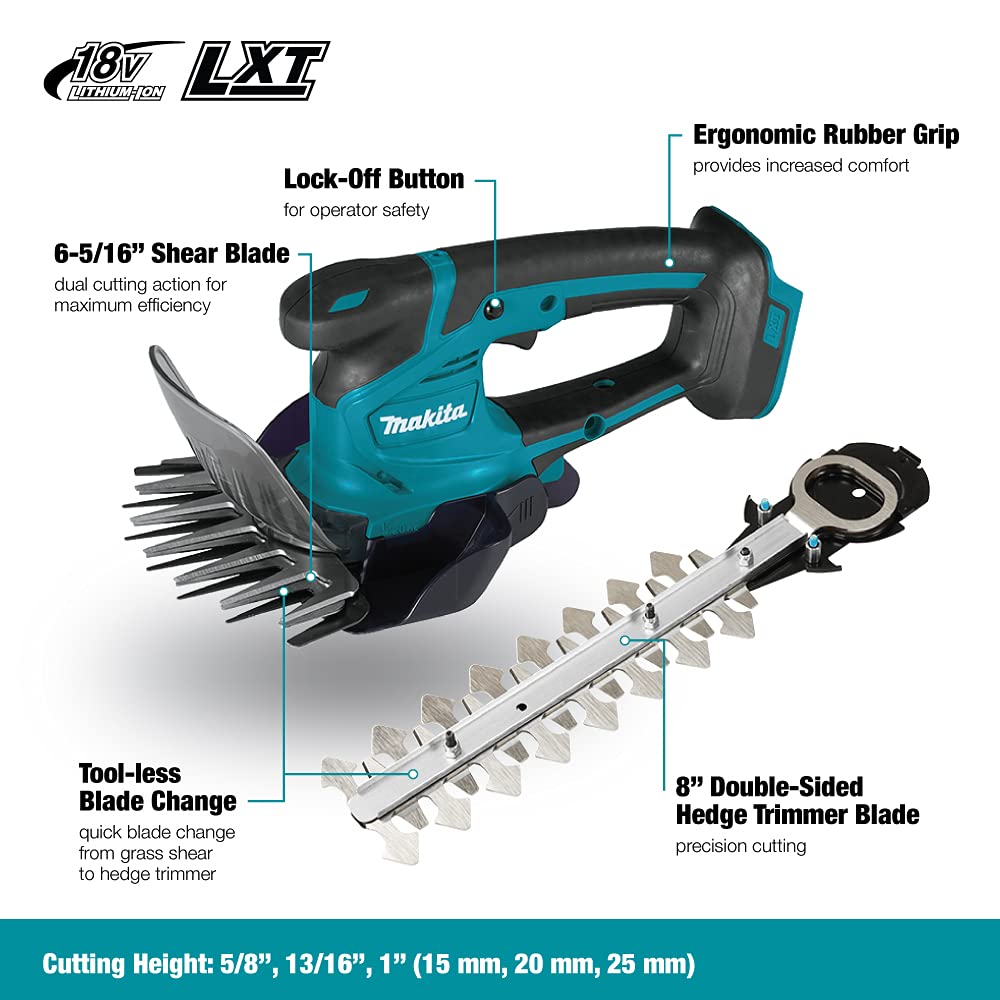 Makita DLM330RM Akku-Rasenmäher 18V / 4,0 Ah, 1 Akku + Ladegerät, Petrol