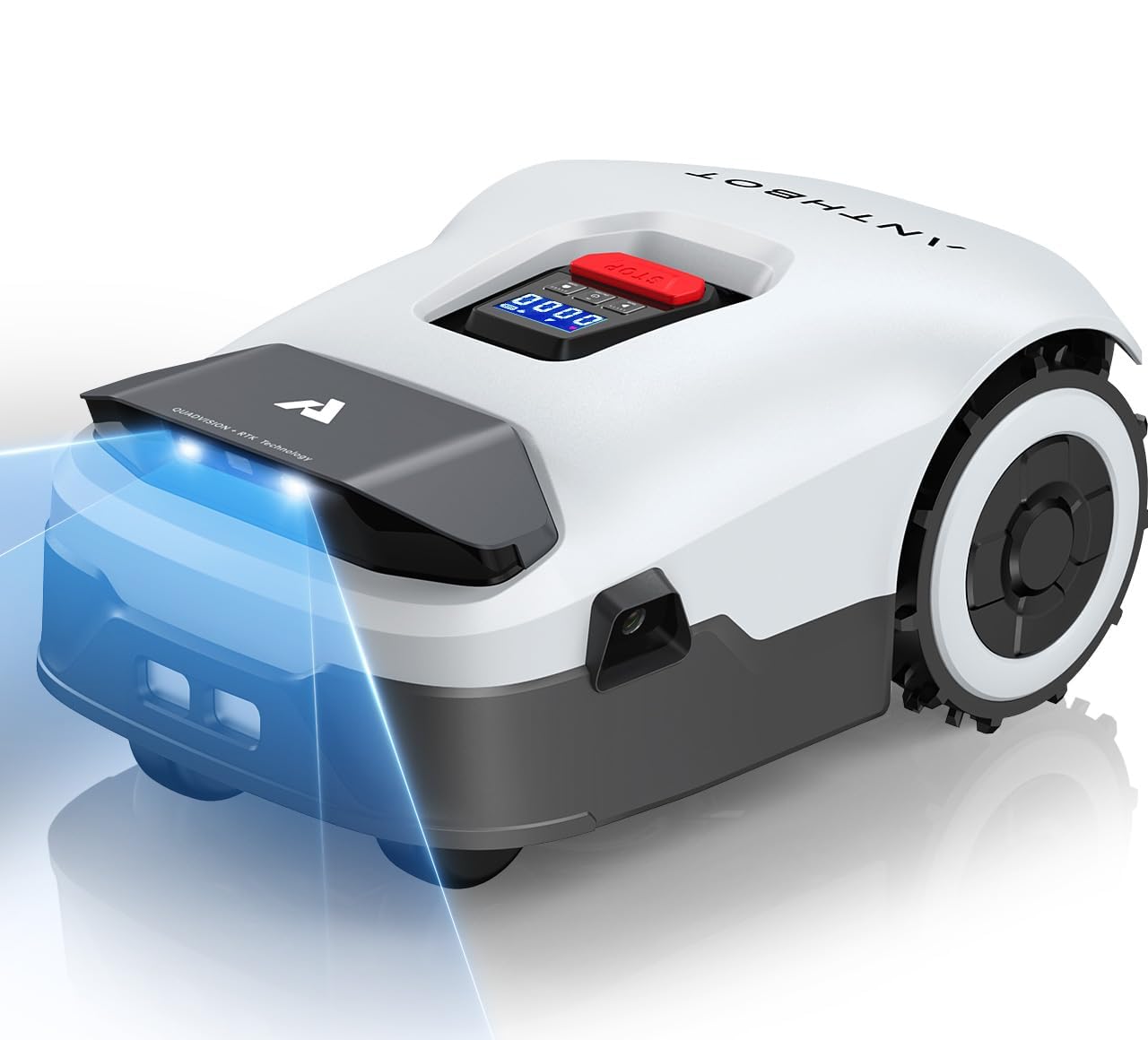 ANTHBOT Mähroboter Ohne Begrenzungskabel Rasenmähroboter Roboter - 800㎡ Mähroboter Mit GPS and V-SLAM 3D Vision Echtzeit 300°-Umgebungserfassung Robot Lawn Mowers