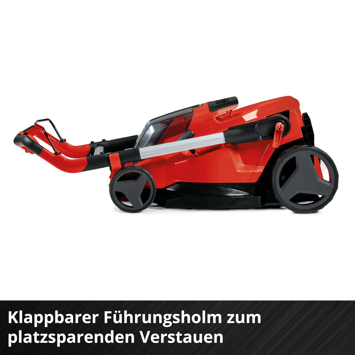 Einhell Akku-Rasenmäher GE-CM 43 Li M Kit Power X-Change (36V, 43 cm Schnittbreite, bis 600 m², Brushless, Mulch-Kit, 63L Fangkorb, 25-75 mm Schnitthöhe, inkl. 2x 4,0Ah + 2x Ladegerät)
