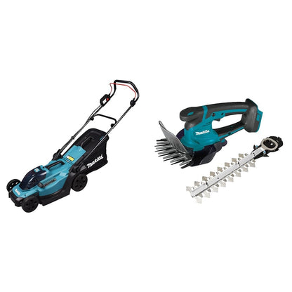 Makita DLM330RM Akku-Rasenmäher 18V / 4,0 Ah, 1 Akku + Ladegerät, Petrol