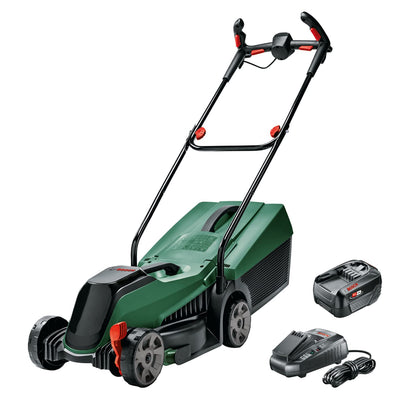 Bosch CityMower 18V-32-300 Cordless Lawnmower (18 Volt, 1 x 4.0 Ah Battery, Cutting Width: 32 cm, Lawns up to 300 m², in Box)