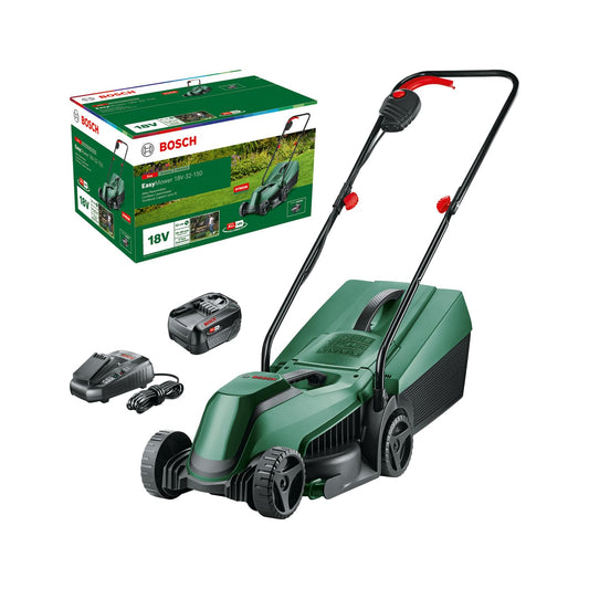 Bosch CityMower 18V-32-300 Cordless Lawnmower (18 Volt, 1 x 4.0 Ah Battery, Cutting Width: 32 cm, Lawns up to 300 m², in Box)