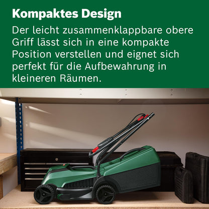 Bosch CityMower 18V-32-300 Cordless Lawnmower (18 Volt, 1 x 4.0 Ah Battery, Cutting Width: 32 cm, Lawns up to 300 m², in Box)